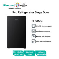 Tủ lạnh Hisense Mini Tủ lạnh  Ngăn lạnh riêng 94 lít mini bar HR09DB Small Refrigerator -Color Black-miễn phí vận chuyển