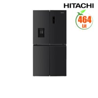 Tủ lạnh Hitachi 464L HR4N7520DSWDXVN (4 cánh ngăn đá dưới, ngăn chuyển đổi 4 mức nhiệt -3 đến 5 độ C, chế độ làm lạnh vòng cung, bảng điều khiển cảm ứng, lấy nước ngoài, màu inox sẫm. CSPF 1.81)