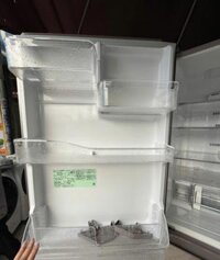 Tủ lạnh HITACHI 5 cánh R-S4200F 415L mặt gương vàng cát 2016 đẹp