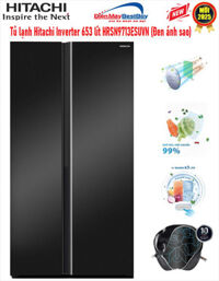 Tủ lạnh Hitachi HRSN9713ESUVN Side By Side 653 lít