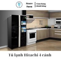 tủ lạnh hitachi inverter 540 Lít Hitachi 4 cánh màu đen R-FW690PGV7 bảo hành chính hãng 1 năm - Susu store