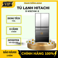 Tủ lạnh Hitachi R-WXC74V-74WX 735L- Hút chân không  ( Mới 100%) nhật bản