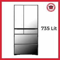 Tủ lạnh Hitachi R-WXC74X-X mặt gương pha lê cao cấp nội địa Nhật