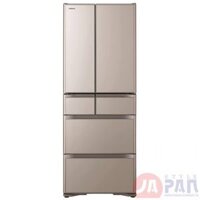Tủ lạnh Hitachi R-X51N (XN) – Cấp đông mềm, Dung tích 505L, Vàng Champagne