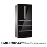 Tủ Lạnh Home Connect 5 Cánh Kiểu Pháp Bosch HMH.KFN86AA76J Series 6