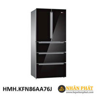 Tủ Lạnh Home Connect 5 Cánh Kiểu Pháp Bosch HMH.KFN86AA76J Series 6