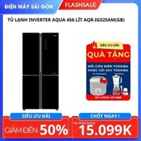 Tủ lạnh Inverter Aqua 456 lít AQR-IG525AM(GB)