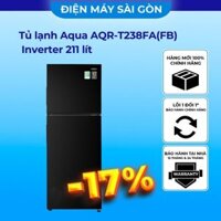 Tủ lạnh Inverter Aqua ngăn đá trên 211 lít AQR-T238FA(FB)