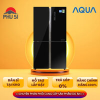 Tủ Lạnh Inverter Aqua AQR-IG525AM-GB 456L  Đen - Hàng chính hãng