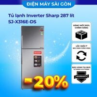 Tủ lạnh Inverter Sharp ngăn đá trên 287 lít SJ-X316E-DS
