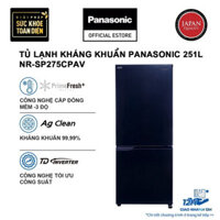 Tủ Lạnh Kháng Khuẩn Panasonic 251L NR-SP275CPAV - Cấp Đông Mềm - Ngăn Đá Dưới