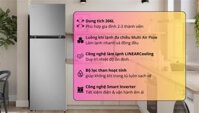 Tủ lạnh LG 266 lít Inverter LTB26SVM - Indonesia