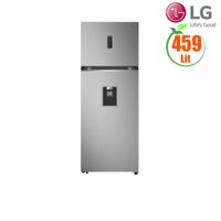 Tủ lạnh LG 459L Inverter LTD46SVMA (Lấy nước ngoài, làm đá tự động, ngăn Fresh 0 zone ). Màu bạc