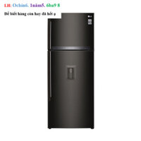 Tủ lạnh LG 471 lít Inverter GN-D440BLA Lấy nước bên ngoài, Ngăn đá trên, Đèn chiếu sáng - MIỄN PHÍ GIAO HÀNG HCM