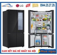 Tủ lạnh LG 617 lít Inverter Multi Door InstaView LFB61BLGAI Mới 2024