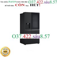 Tủ lạnh LG Instaview lấy nước ngoài UVnano 635L màu đen GR-X257BL | Kho