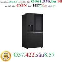 Tủ lạnh LG Instaview lấy nước ngoài UVnano 635L màu đen GR-X257BL | Kho