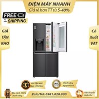 Tủ lạnh LG Inverter 496 lít GR-X22MB 4 cánh model 2021 bảo hành chính hãng 24 tháng Mới DMNSG