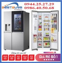 Tủ lạnh LG Side by side Inverter Instaview Door-In-Door 635 lít GR-X257JS model 2022