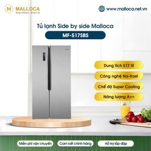 Tủ lạnh Malloca 517 lít MF-517SBS