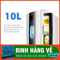 Tủ lạnh mini 10 lít SAST ST10L 2 chế độ làm lạnh hâm nóng cho gia đình và trên ô tô - giá hot