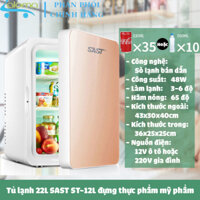 Tủ Lạnh Mini 12 Lít SAST ST-12L  Làm Lạnh Hâm Nóng Tiện Lợi,Có Hiển Thị Nhiệt Độ - Bảo Hành 1 Năm