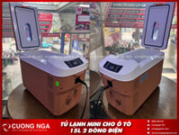 Tủ lạnh mini 15L 2 dòng điện dành cho ô tô