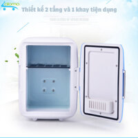Tủ lạnh mini 2 chế độ nóng lạnh 4 lít MarryCar MR-TL4L cho gia đình và ô tô nhiệt độ nóng 60 độ, lạnh 5 độ- BH 12 tháng