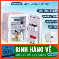 Tủ Lạnh Mini 6 Lít, Tủ Lạnh Đựng Mỹ Phẩm, Làm Lạnh Nhanh 5-15 Độ C Tiết Kiệm Điện Và Không Gian - giá hot