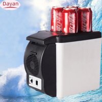 Tủ Lạnh mini 6l 12v 4 Lỗ Tiện Dụng Cho Xe Hơi