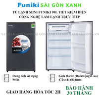 Tủ lạnh mini 90 lít Funiki FR-91CD (xám) / FR-91DSU (đen) - Giá tốt, hàng chính hãng