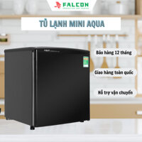 Tủ lạnh mini AQUA AQR-D59FA(BS) 50 lít, tủ lạnh 1 cánh 70W có ngăn đá, hệ thống làm lạnh tự động cao cấp cho khách sạn