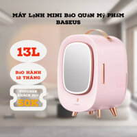 Tủ Lanh Mini Baseus Zero Space Refrigerator 8L 220V/Tủ Lạnh Đựng Mỹ Phẩm Beauty Fridge (13L) 100-240V Pink Làm Mát