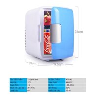 Tủ lạnh mini cho ô tô ATP-4L, Tủ lạnh cỡ nhỏ 4 lit cho xe hơi 48W, Tủ lạnh cho du lịch, dã ngoại