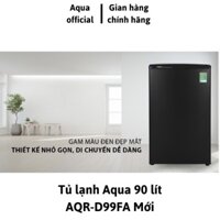 Tủ lạnh mini có ngăn đá giá rẻ Aqua 90 lít AQR-D99FA(  Mới 2025 AQR-D100FA - hàng chính hãng ) Bảo hành 2 năm