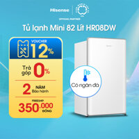 Tủ lạnh mini có ngăn đá Hisense 82 lít HR08DW/R Tiết kiệm điện, Giao hàng toàn quốc