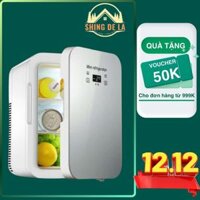 Tủ lạnh mini Creen Nội địa Trung_ 2 chế độ làm lạnh và giữ ấm, đựng mỹ phẩm trữ sữa mẹ tiện ích mẫu mới 2025