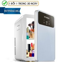 TỦ LẠNH MINI HUYNDAI 20L CHÍNH HÃNG - LOẠI 1. Bảo quản mỹ phẩm cao cấp (Sẵn hàng giao ngay 2h)