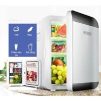 Tủ lạnh mini Hyundai 20L có thể điều chỉnh nhiệt độ nóng lạnh bằng màn hình LCD