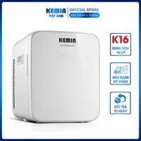 Tủ lạnh mini Kemin K16 - 16L Bảo quản mỹ phẩm làm nóng lạnh 2 chiều Bảo hành 6 tháng