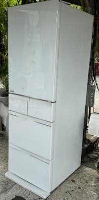 Tủ lạnh MITSUBISHI MR-MB45E 451LIT MẶT GƯƠNG MÀU TRẮNG ĐỜI 2019 có ngăn đông mềm cực đẹp