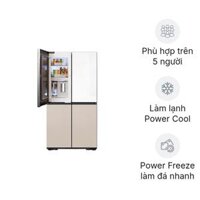 Tủ lạnh Multi Door Samsung BeSpoke AI Inverter 648 lít RF59CB66F8S/SV