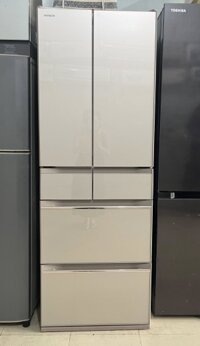 Tủ lạnh nội địa Nhật Hitachi R-HW52J-XN(vàng cát) hút chân không