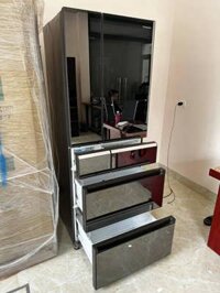 Tủ lạnh nội địa nhật Panasonic 550 lít gương thủy ( used only japan )