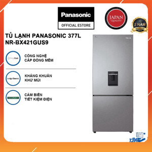 Tủ lạnh Panasonic 2 cánh Inverter 377 lít NR-BX421GUS9