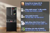 Tủ lạnh Panasonic 420 lít NR-BX471XGKV