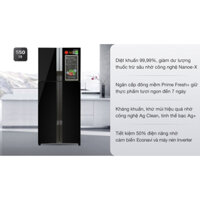 Tủ lạnh Panasonic 550 lít NR-DZ601YGKV 2021 (có làm đá) - dienmaytonkho.net