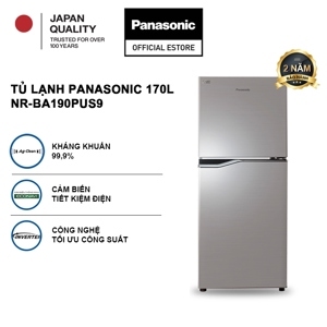 Tủ lạnh Panasonic Inverter 234 lít NR-BA190PUS9
