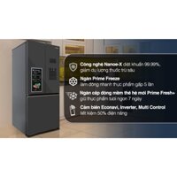 Tủ lạnh Panasonic Inverter 495 lít NR-CW530XMMV 2022 - VN - SIDE BY SIDE