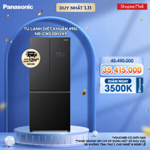 Tủ lạnh Panasonic Inverter 495 lít NR-CW530HVK9
